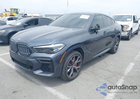 2022 BMW X6 xDrive40I z USA, uszkodzony, nr VIN 5UXCY6C07N9K65441